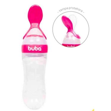 Imagem de Colher Dosadora Alimentador De Silicone Bebê Buba
