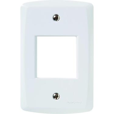 Imagem de Placa 2 Postos Juntos 4x2 Tramontina Lux² Branca Tramontina