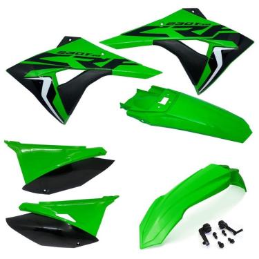 Imagem de Kit Plástico Crf 230 Biker Elite Com Adesivos El1te