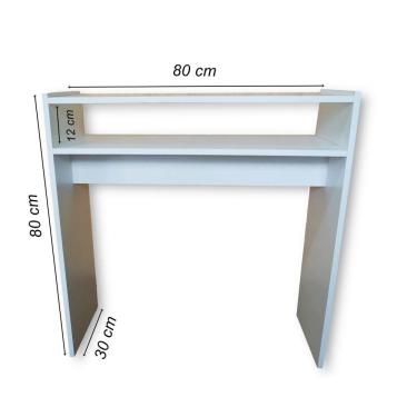 Imagem de Mesa De Manicure Bilhó Móveis Simples Mdf 80X80X30 Unha Gel