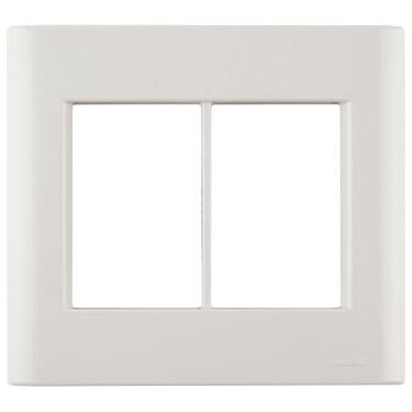 Imagem de Placa 6 Postos 4x4 Tramontina Giz Pérola Tramontina