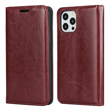 Imagem de GSYH Capa para iPhone 11/11 Pro/11 Pro Max, Capa carteira de couro PU com compartimentos para cartão Kickstand TPU à prova de choque capa protetora magnética fólio capa, vermelha, 11pro max 16,5 cm