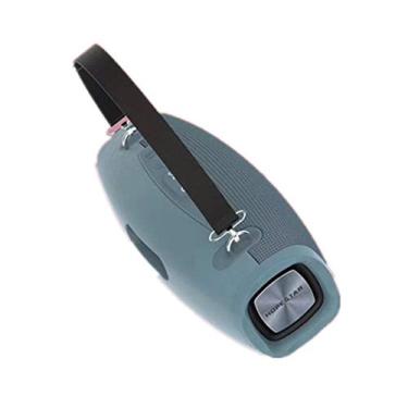 Imagem de Alto-falante Bluetooth - Microfone embutido impermeável Super Power Heavy Bass Wireless Speaker, azul