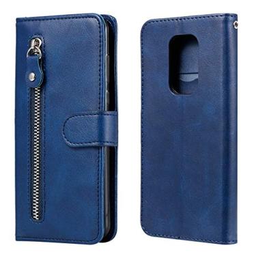 Imagem de For Motorola Moto G9 Play/Moto E7 Plus Fashion Texture Zipper Horizontal Flip Leather Case with Holder & Card Slots & Wallet