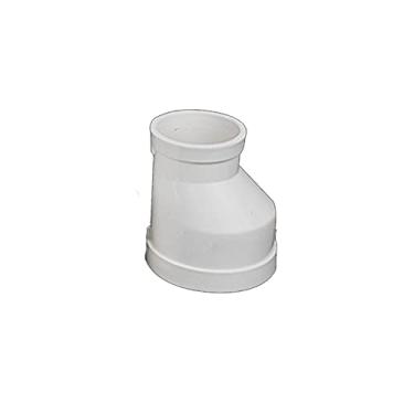 Imagem de Redutor de duto Redutor de Tubo Redutor de Tubo Redutor de PVC Acoplamento Plástico para Sistemas de Ventilação HVAC 110 × 75 mm