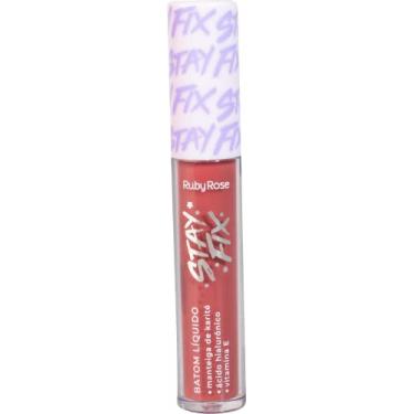 Imagem de Batom Líquido Stay Fix HB5697 CS70 Alya 7 Ruby Rose