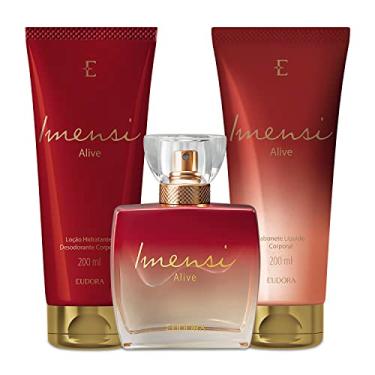 Imagem de Eudora Kit Imensi Alive: Desodorante Colônia 100ml + Sabonete Líquido 200ml + Loção Corporal 200ml