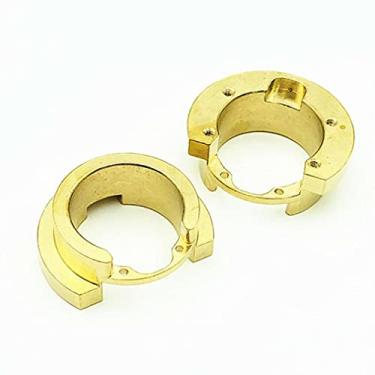 Imagem de 1/10 RC Brass Counterweight Balance Weight Portal Drive Housing for Traxxas