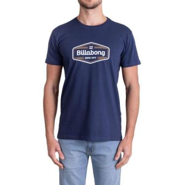Imagem de Camiseta Billabong Walled I Masculina Azul Marinho