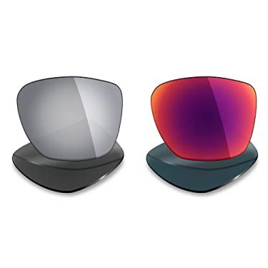 Imagem de 2 pares de lentes polarizadas de substituição da Mryok para óculos de sol Oakley Two Face XL – Opções