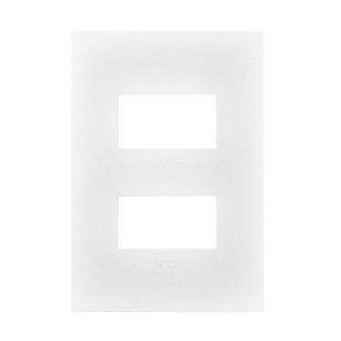 Imagem de Placa 2 Postos 4x2 Quadrado White Arteor Cod.582564B - Pial