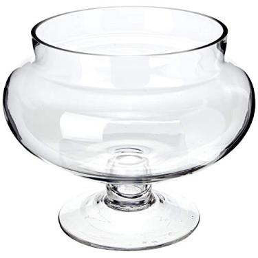 Imagem de Libery Centro Mesa 14cm Vidro Transp Cn C/pé Home & Co Único
