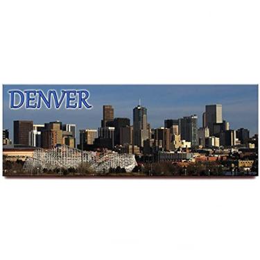 Imagem de Imã de geladeira panorâmica Denver Colorado viagem souvenir