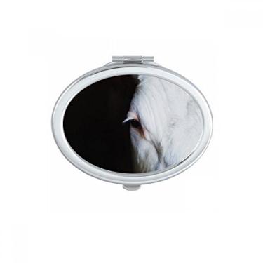 Imagem de Terrestre Organismo Animal Fotografia Oval Espelho Portátil Dobrável Mão Maquiagem Dupla