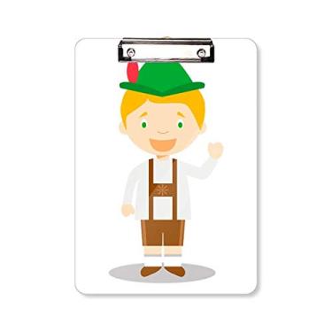 Imagem de Placa de suporte para prancheta de desenho da Alemanha marrom verde A4