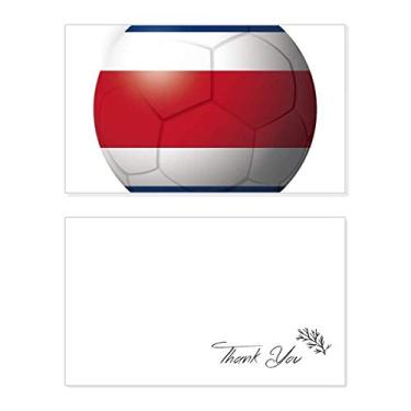 Imagem de Bandeira nacional da Costa Rica Futebol Cartão de agradecimento aniversário aniversário saudações casamento agradecimento