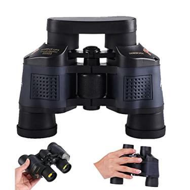 Imagem de Binóculos 60x60 telescópios, ótica compacta à prova d'água com prismas HD Professional BAK4, para observação de pássaros, caminhadas, viagens e eventos esportivos