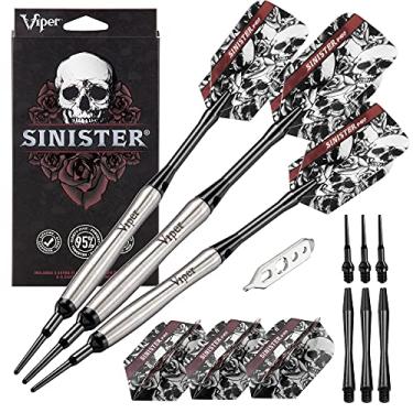 Imagem de Viper by GLD Products Dardos Sinister 95% de tungstênio com ponta macia, corpo contornado, 18 gramas, vários (21-3503-18)