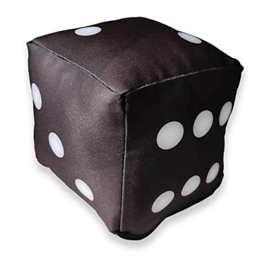 Imagem de Peso de Porta Dado Decoração Criativa Gamer cor:Preto