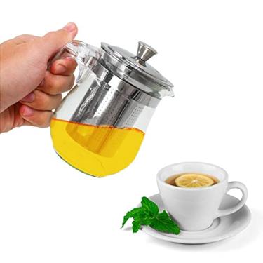Imagem de Chaleira De Vidro Com Infusor Bule e Coador 350ml