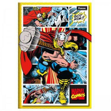 Imagem de Caderno Foroni Pequeno Marvel Comics Thor Brochura 80 Folhas
