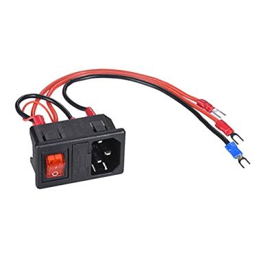 Imagem de CIADAZ Soquete masculino do interruptor de fonte de alimentação de 220V / 110V 15A com o fusível para a impressora 3D DIY