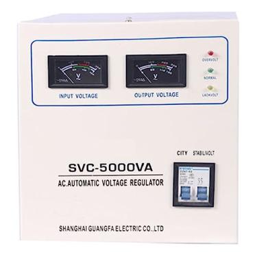 Imagem de Regulador de tensão, 220V monofásico de alta precisão eletrônico automático estabilizador de tensão CA fonte de alimentação variável adequada para eletrodomésticos instáveis, 5000VA