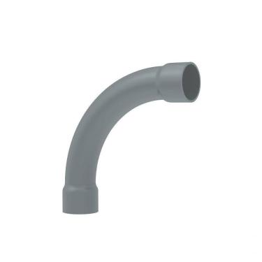 Imagem de Curva Pvc 1/2" Para Eletroduto Cinza Inpol