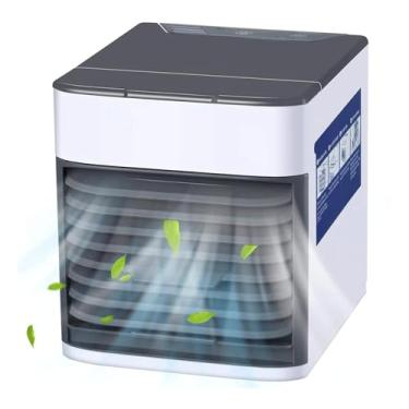 Imagem de Ar-Condicionado PortáTil | Usb Climatizador Umidificador - Velocidade Do Vento De 3 Marchas Mini Refrigerador Ar Pessoal - Crie sua zona de resfriamento pessoal para casa, sala, escritorio