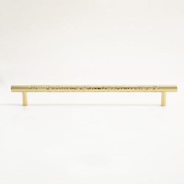 Imagem de Puxadores e maçanetas de porta de armário de latão maciço dourado para móveis, armário, gaveta, puxador em T, feito à mão, C, 4918,224, PVD, chui