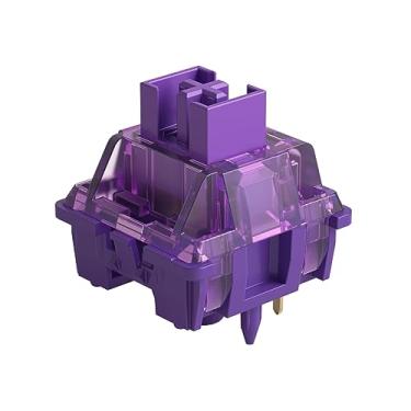 Imagem de Conjunto de switch para teclado akko v3 Lavander Purple Pro com 45 peças