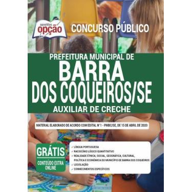 Imagem de Apostila Barra Coqueiros-Se 2020 - Auxiliar De Creche - Editora Opcao