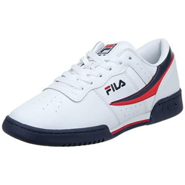 Imagem de Fila Tênis masculino original Fitness Lea Classic, Branco/Sycamore/Preto, vermelho, 10.5 Little Kid