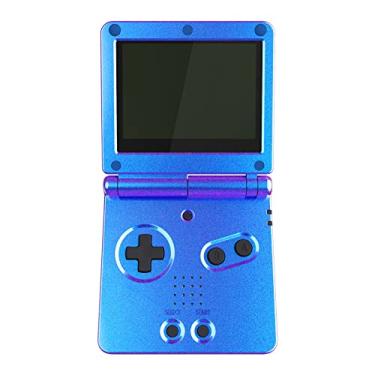 Imagem de EXtremeRate Chameleon Purple Blue Glossy Custom Replacement Shell Shell para Gameboy Advance SP GBA SP – Compatível com IPS e LCD padrão – Console e tela não incluídos