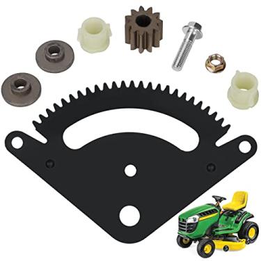 Imagem de Kit de engrenagem do setor de direção de 25 dentes compatível com John Deere Lawn& Garden Tractor L105 L108 L110 L111 L118 L120 L130 G110 com engrenagem de pinhão, substituição direta