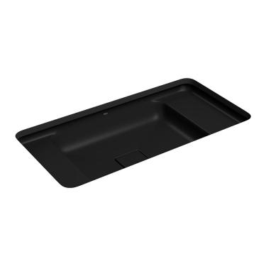 Imagem de Cuba de Embutir Deca Slim 65x35 L.33060.MDE.94 Retangular com Mesa Ébano Fosco