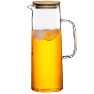 Imagem de Jarra Doppio 1,2 Litros com tampa de madeira-Hauskraft