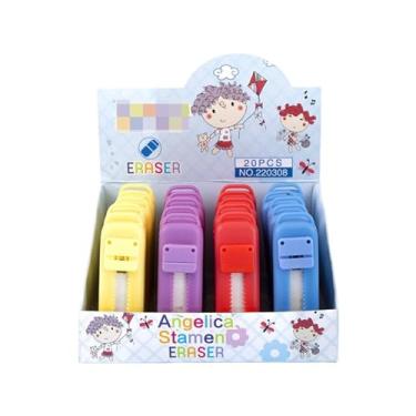 Imagem de 10 peças de borracha criativa push pull, limpa, arranhões e extensível tipo borracha tipo borracha