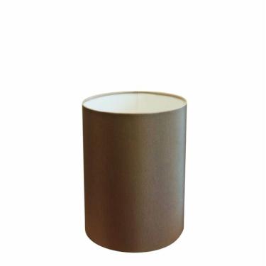 Imagem de Cúpula Abajur Cilíndrica Cp-8004 Ø15x25cm Cáqui
