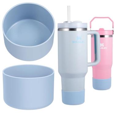 Imagem de Bota de silicone para Stanley Cup 567.0-1,134.0 g, capa inferior para Stanley 567.0 g 850.5 g IceFlow, protetor para Hydroflask 340.2-680.4 g manga de garrafa de água para Stanley Cup Boot Acessórios