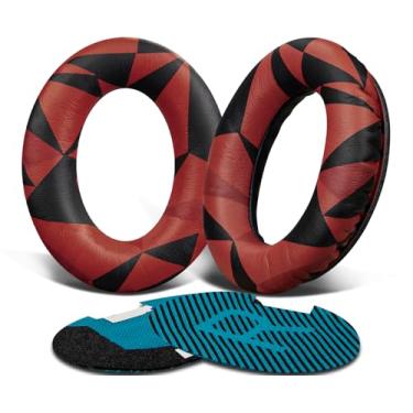 Imagem de SoloWIT Almofadas de substituição para Bose fones de ouvido, para Bose QuietComfort 15 QC15 QC25 QC2 QC35/Ae2 Ae2i Ae2w/SoundTrue & SoundLink Around-Ear & Around-Ear II-Tempestade Vermelha