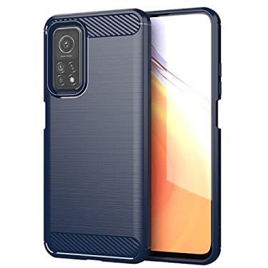 Imagem de Capa para Xiaomi Mi 10T / Xiaomi Mi 10 Pro 5G, tecnologia de absorção de choque TPU com moldura elevada protetora para Xiaomi Mi 10T/ Xiaomi Mi 10 Pro capa de telefone (azul)