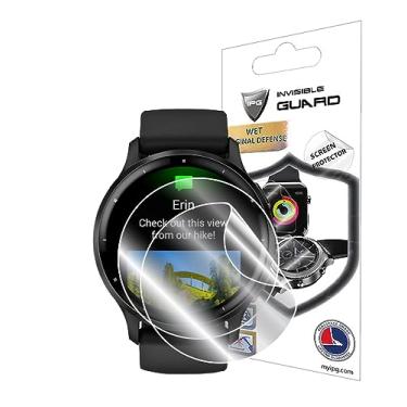 Imagem de IPG Para Garmin Venu 3, protetor de tela de hidrogel GPS Smartwatch (2 unidades) Película transparente HD invisível antiarranhões - suave/autorreparação/bolha para Venu 3