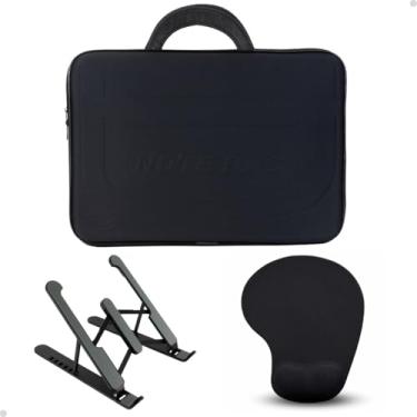 Imagem de Capa Notebook Dell Samsung Suporte Apoio Mouse Pad Acessórios Notebook (Preto, 15,1")