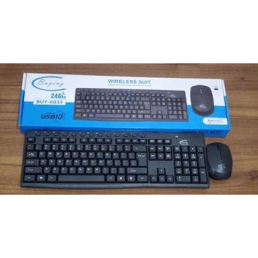Imagem de Conjunto de Teclado e Mouse Wireless para Escritório - Conforto e Efic