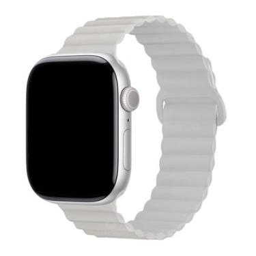 Imagem de Pulseira Silicone Loop Magnética Compatível com Apple Watch - Baú do V