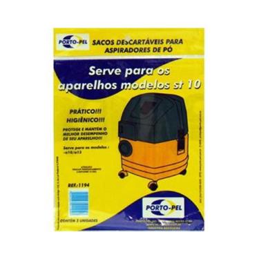 Imagem de Sacos Descartáveis Para Aspiradores De Pó Modelo St 10. - Porto Pel