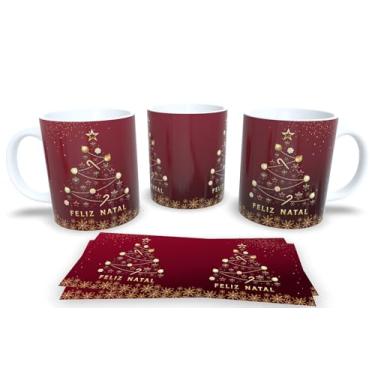 Imagem de Canecas de Porcelana Branca Personalizadas Arvore de Natal 2 (Mod.24)