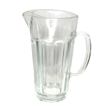 Imagem de Jarra De Vidro Transparente 1,2L Para Suco Água Refrigerante