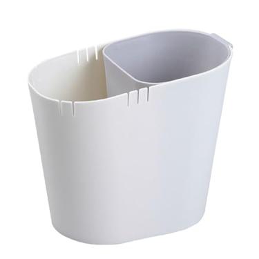 Imagem de Lixeira de Classificação de Mesa, Separação úmida e Seca, Design de Ranhura, para Escritório, Escola e Casa Com Material PP Premium